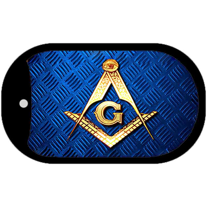 Freemasonry Novelty Metal Dog Tag Necklace DT-8772