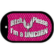 Bitch Please Novelty Metal Dog Tag Necklace DT-8798