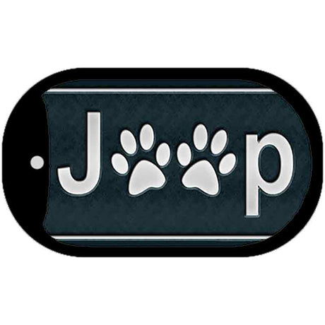 J**P Dog Paws Novelty Metal Dog Tag Necklace DT-8807