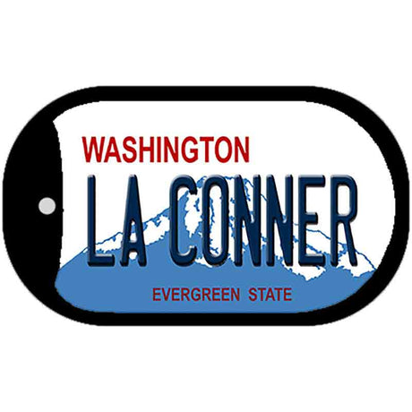 LA Conner Washington Novelty Metal Dog Tag Necklace DT-8830