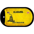 Alabama Do Not Tread Novelty Metal Dog Tag Necklace DT-8833