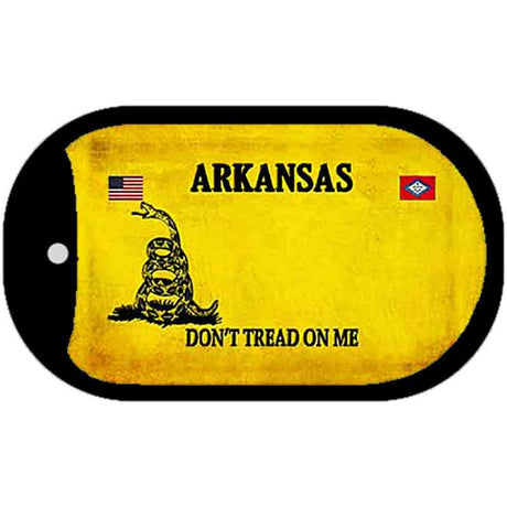 Arkansas Do Not Tread Novelty Metal Dog Tag Necklace DT-8836