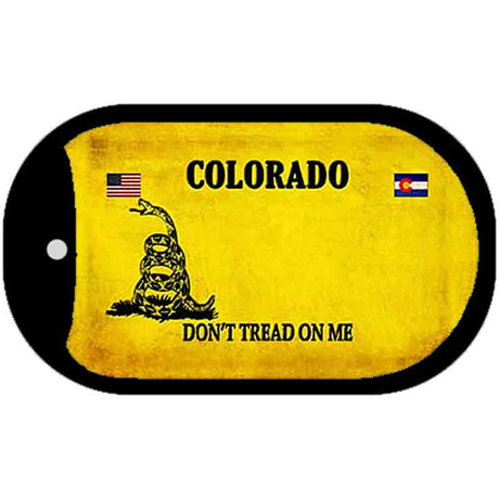 Colorado Do Not Tread Novelty Metal Dog Tag Necklace DT-8838