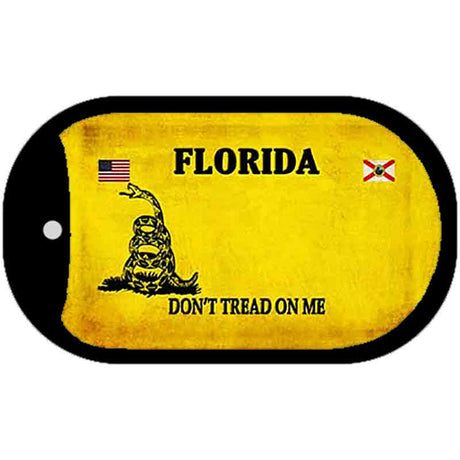 Florida Do Not Tread Novelty Metal Dog Tag Necklace DT-8841