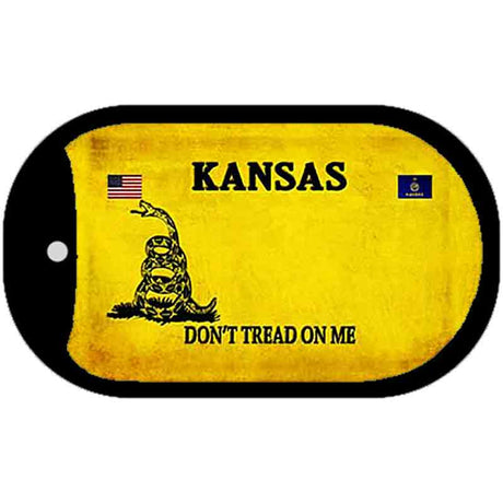 Kansas Do Not Tread Novelty Metal Dog Tag Necklace DT-8848