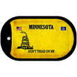 Minnesota Do Not Tread Novelty Metal Dog Tag Necklace DT-8855