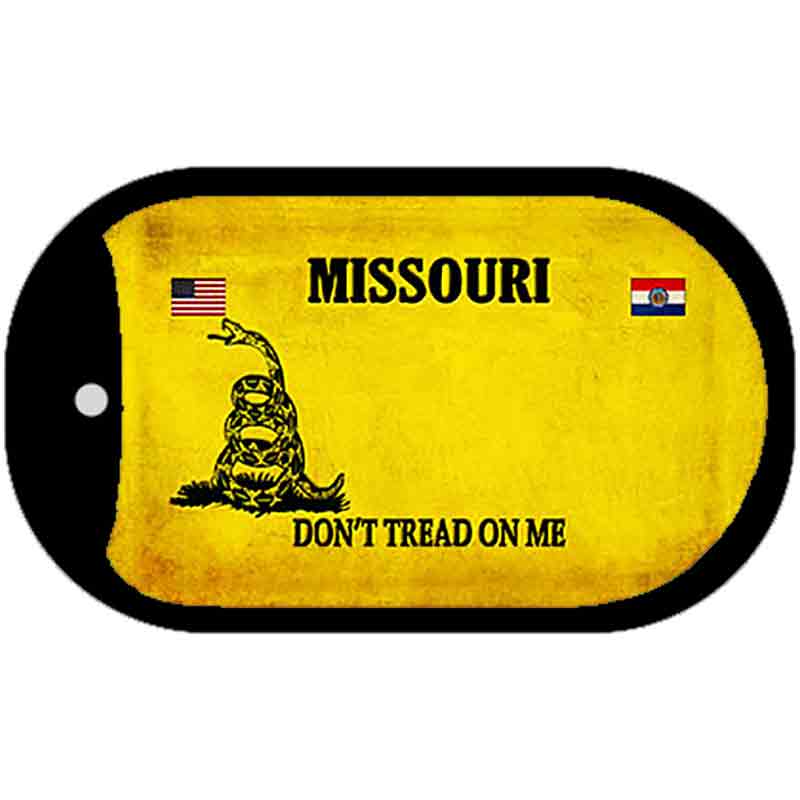 Missouri Do Not Tread Novelty Metal Dog Tag Necklace DT-8857