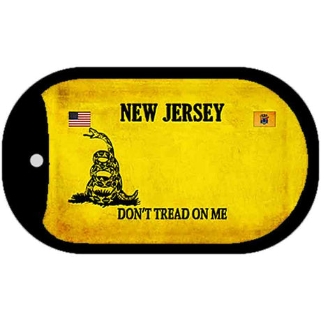 New Jersey Do Not Tread Novelty Metal Dog Tag Necklace DT-8862