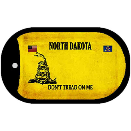 North Dakota Do Not Tread Novelty Metal Dog Tag Necklace DT-8866