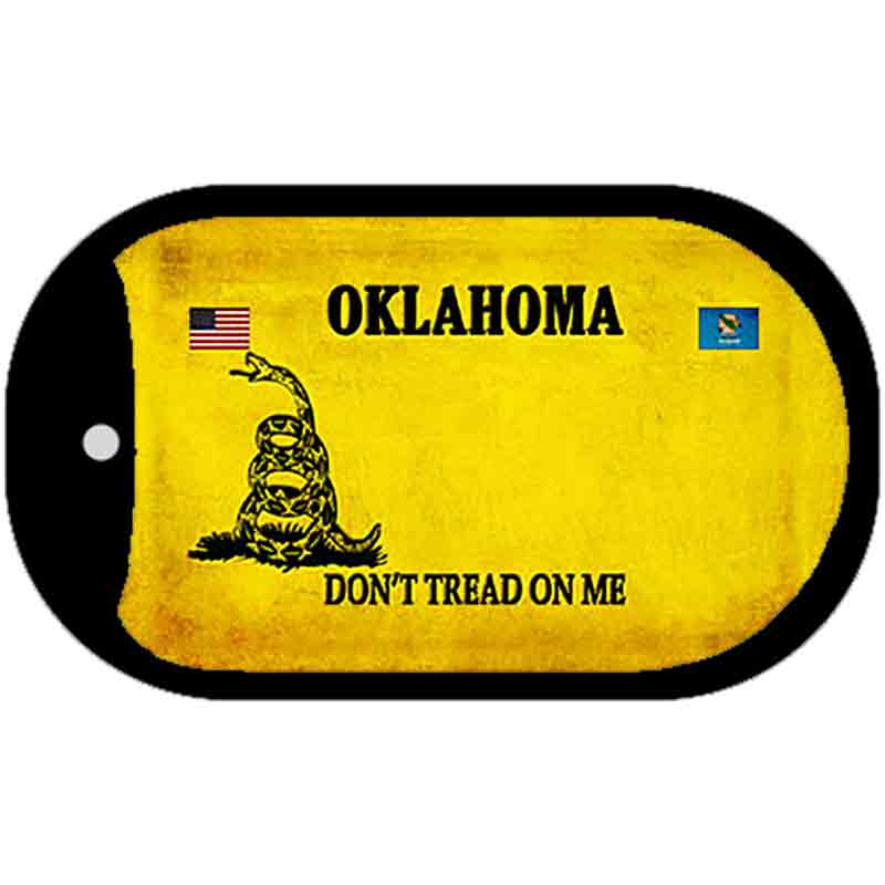 Oklahoma Do Not Tread Novelty Metal Dog Tag Necklace DT-8868