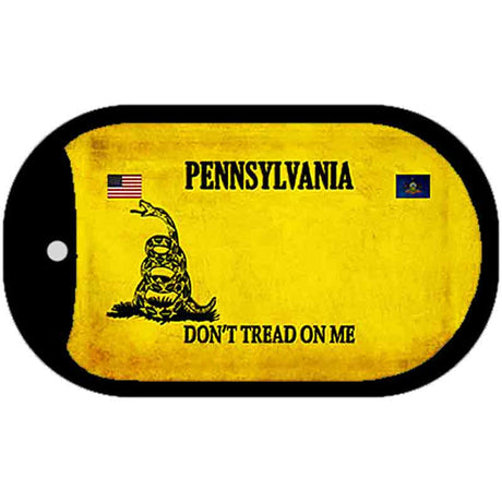 Pennsylvania Do Not Tread Novelty Metal Dog Tag Necklace DT-8870