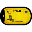 Utah Do Not Tread Novelty Metal Dog Tag Necklace DT-8876