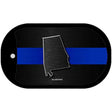 Alabama Thin Blue Line Novelty Dog Tag Necklace DT-8883