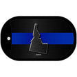 Idaho Thin Blue Line Novelty Dog Tag Necklace DT-8894