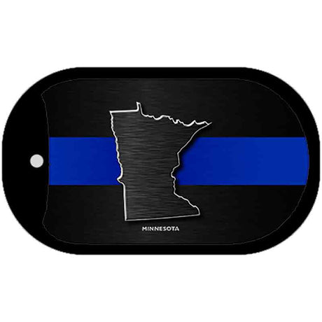 Minnesota Thin Blue Line Novelty Dog Tag Necklace DT-8905