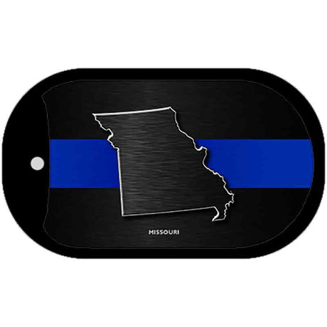 Missouri Thin Blue Line Novelty Dog Tag Necklace DT-8907