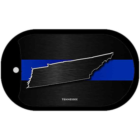 Tennessee Thin Blue Line Novelty Dog Tag Necklace DT-8924