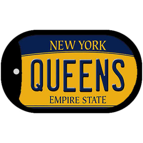 Queens New York Novelty Metal Dog Tag Necklace DT-8942