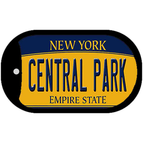 Central Park New York Novelty Metal Dog Tag Necklace DT-8950