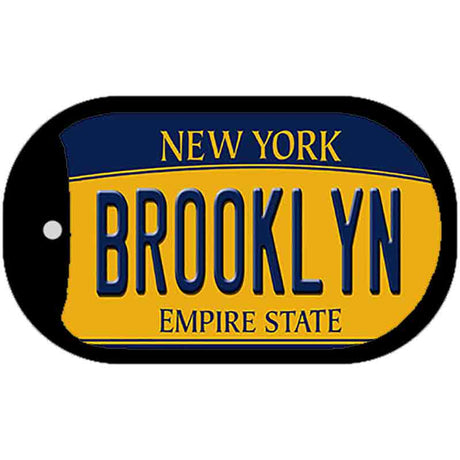 Brooklyn New York Novelty Metal Dog Tag Necklace DT-8951