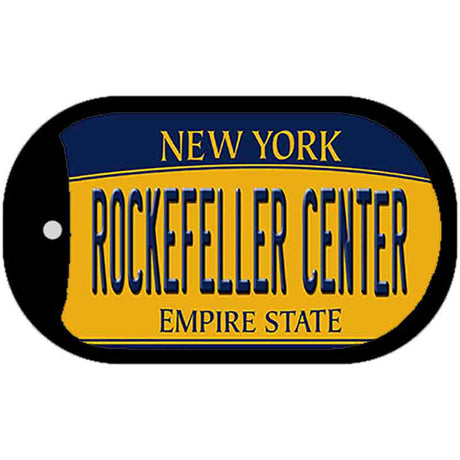 Rockefeller Center New York Novelty Metal Dog Tag Necklace DT-8953