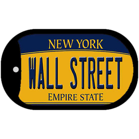 Wall Street New York Novelty Metal Dog Tag Necklace DT-8957