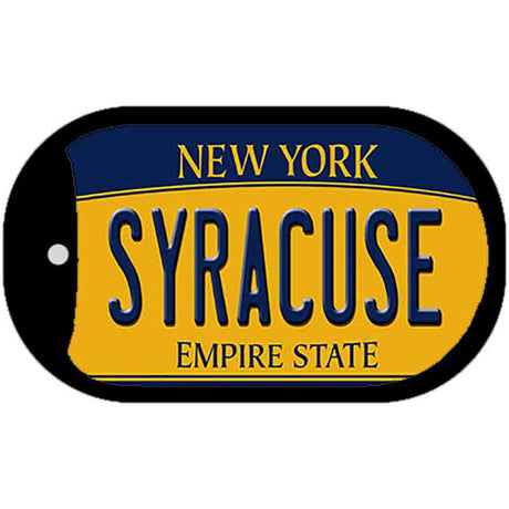 Syracuse New York Novelty Metal Dog Tag Necklace DT-8959