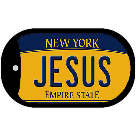 Jesus New York Novelty Metal Dog Tag Necklace DT-8968