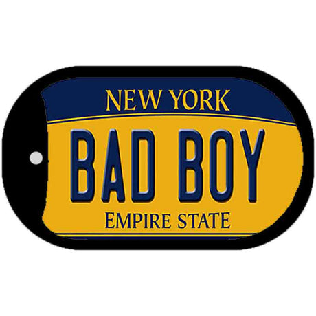 Bad Boy New York Novelty Metal Dog Tag Necklace DT-8985