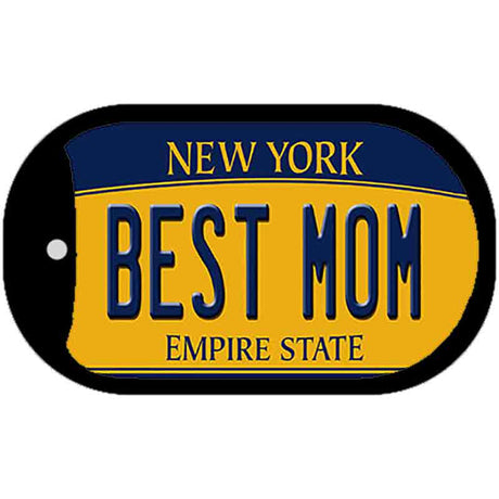 Best Mom New York Novelty Metal Dog Tag Necklace DT-8987