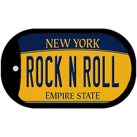 Rock N Roll New York Novelty Metal Dog Tag Necklace DT-8997