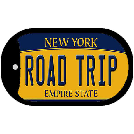 Road Trip New York Novelty Metal Dog Tag Necklace DT-9001