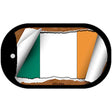 Ireland Flag Scroll Metal Novelty Dog Tag Necklace DT-9061