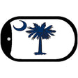 South Carolina State Flag Metal Novelty Dog Tag Necklace DT-9099