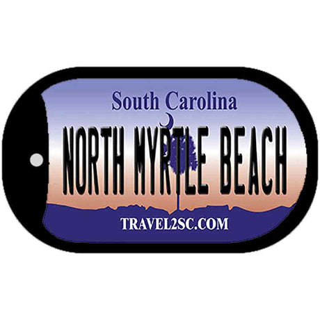 North Myrtle Beach South Carolina Novelty Metal Dog Tag Necklace DT-9108