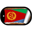 Eritrea Flag Scroll Metal Novelty Dog Tag Necklace DT-9172