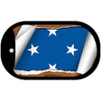 Micronesia Flag Scroll Metal Novelty Dog Tag Necklace DT-9212