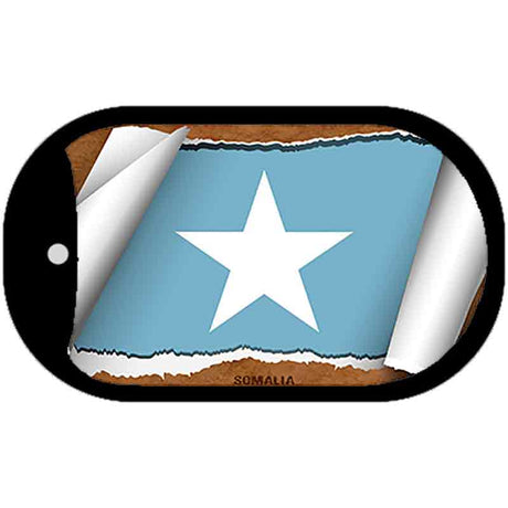 Somalia Flag Scroll Metal Novelty Dog Tag Necklace DT-9284