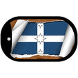 Eureka Flag Scroll Metal Novelty Dog Tag Necklace DT-9322