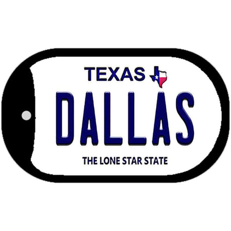 Dallas Texas Novelty Metal Dog Tag Necklace DT-9355