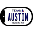 Austin Texas Novelty Metal Dog Tag Necklace DT-9360