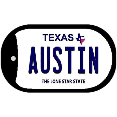 Austin Texas Novelty Metal Dog Tag Necklace DT-9360