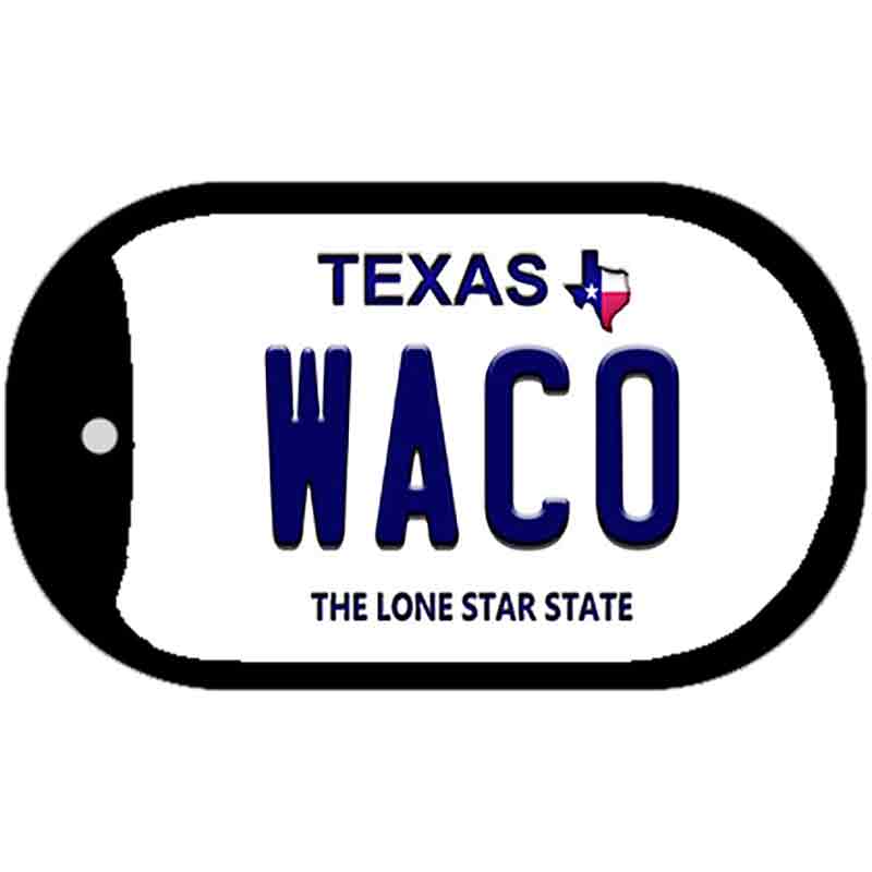 Waco Texas Novelty Metal Dog Tag Necklace DT-9378