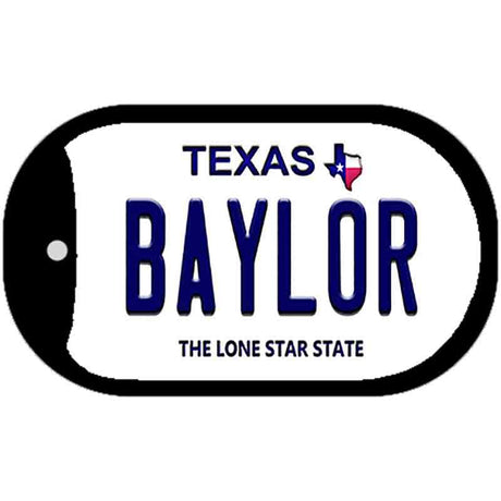 Baylor Texas Novelty Metal Dog Tag Necklace DT-9380