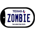 Zombie Texas Novelty Metal Dog Tag Necklace DT-9400