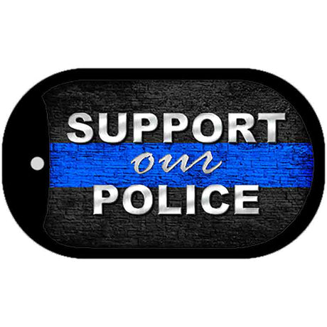 Support Police Novelty Dog Tag Necklace DT-9405