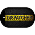 Dispatcher Cross Diamond Novelty Dog Tag Necklace DT-9415