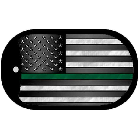 AM Flag Green Novelty Dog Tag Necklace DT-9421