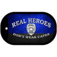 Real Heroes Police Novelty Dog Tag Necklace DT-9437