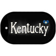 Kentucky Flag Script Novelty Metal Dog Tag Necklace DT-9455